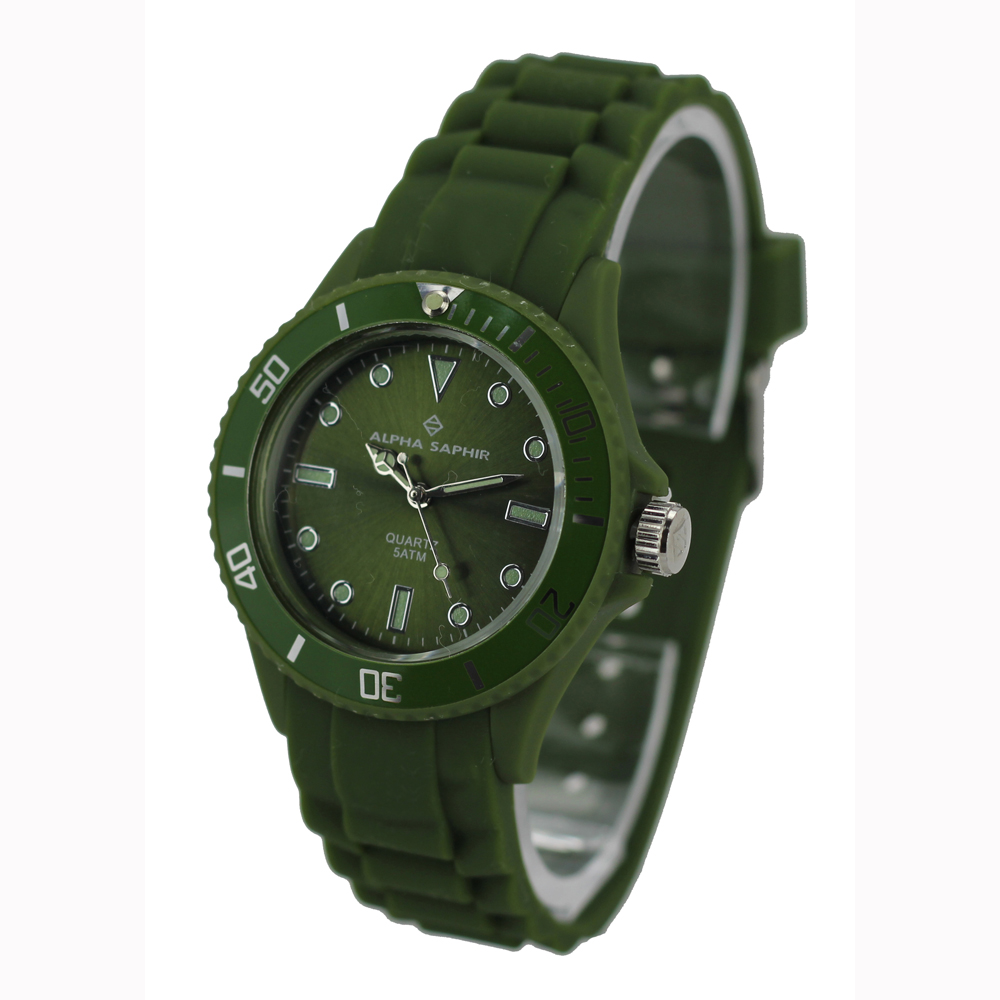 NT6330 Silicone watch -Military colors