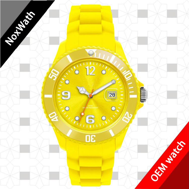 Date Day watch -- Yellow