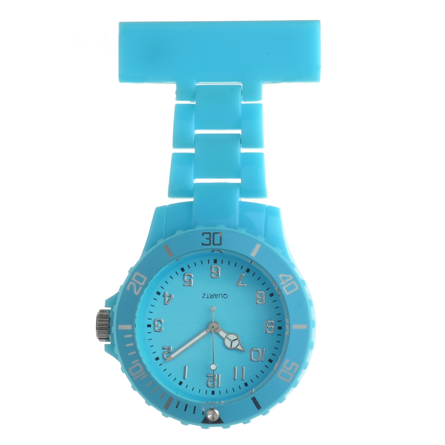Plastic neon nursing watch NS2102- Turquoise