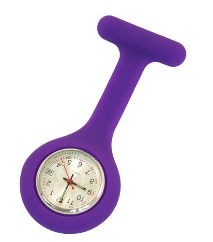 Silicone nurse_fob watch NS881 -with date
