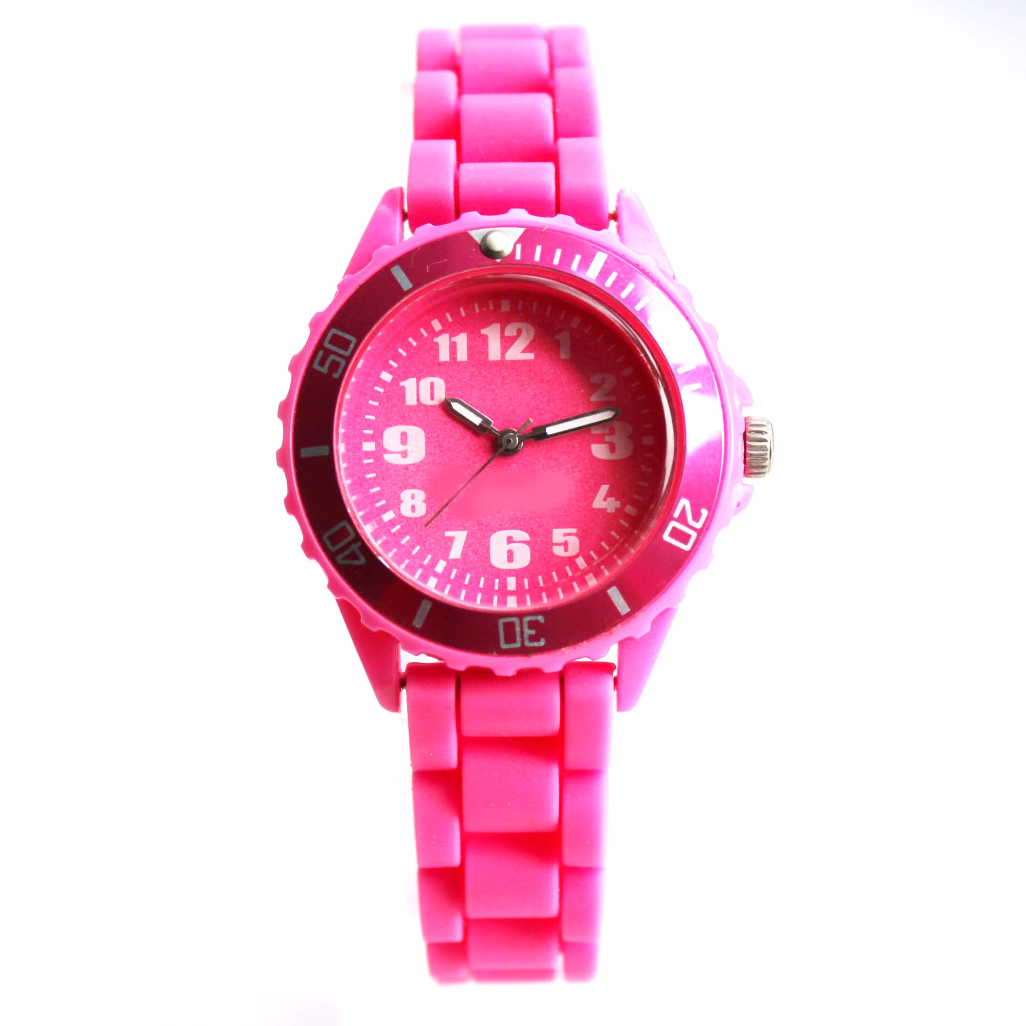 Silicone mini watch NT6330S- Pink