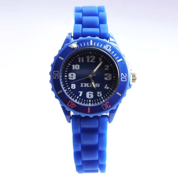 Silicone mini watch NT6330S- Blue
