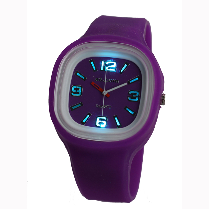 Jerry watch NT6332-Square shape jerry watch -with flash lights 