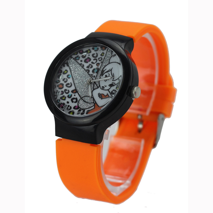 promotional silicone watch NT6335 Orange