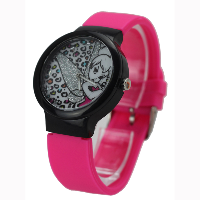 promotional silicone watch NT6335 - Fuschia