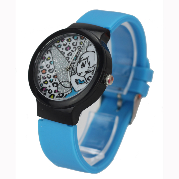 promotional silicone watch NT6335 - Blue