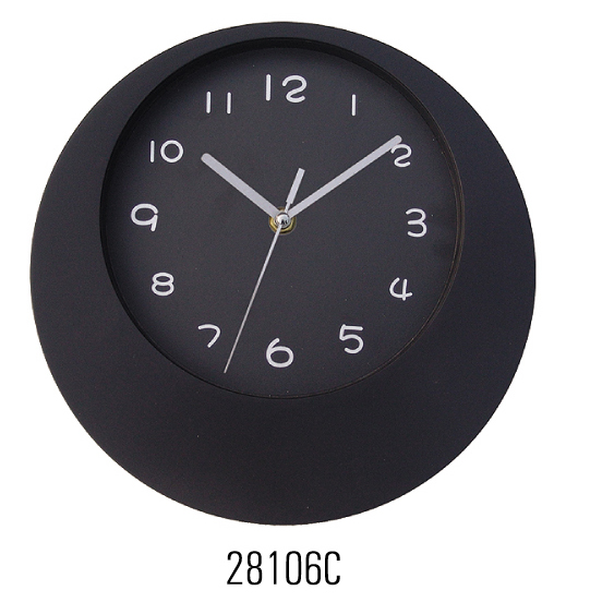 plastic wall clock 28106