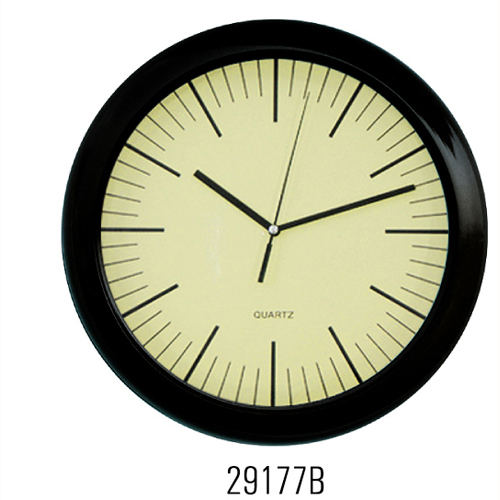 plastic wall clock 29177