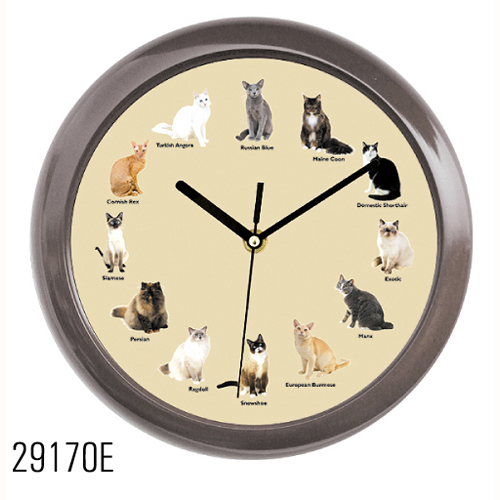 Cat sound clock,sound clock 29170 