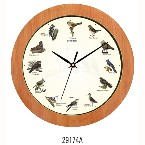 bird  sound clock,sound clock ,bird singing clock 29174 