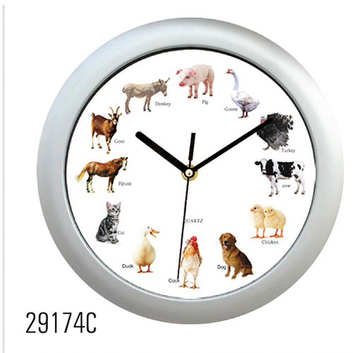 animal sound clock,sound clock,animal clock 29174