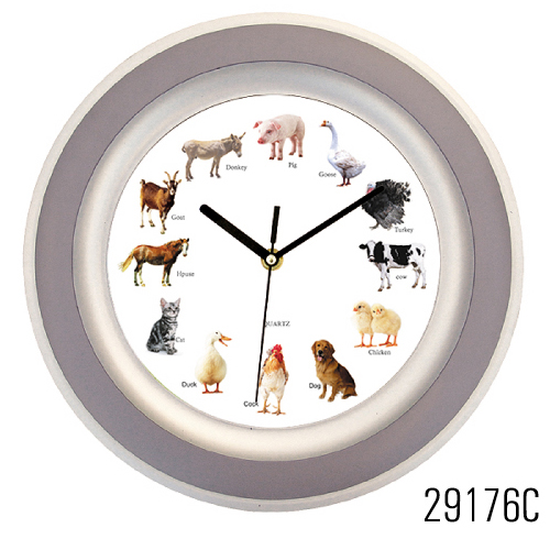 animal sound clock,sound clock,animal clock 29176
