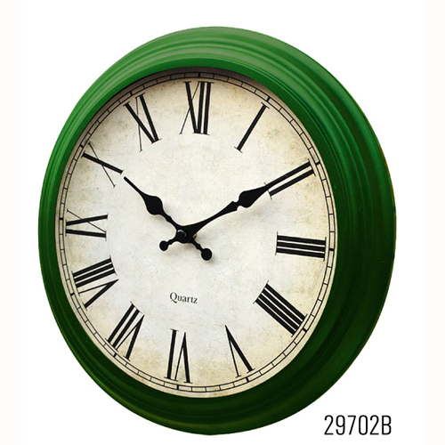 Metal wall clock 29702