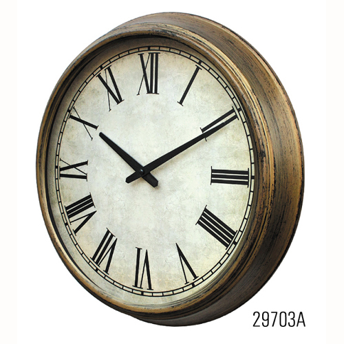Metal wall clock 29703