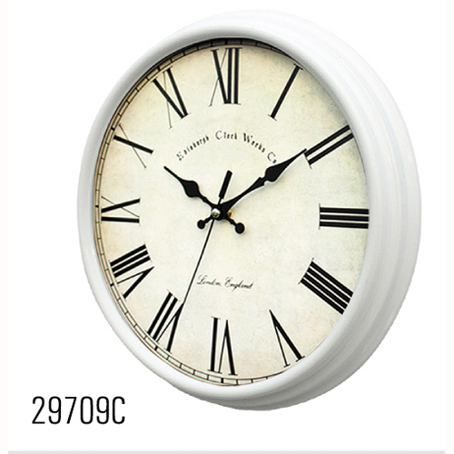 Metal wall clock 29709