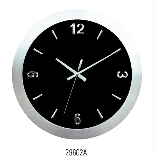 Metal wall clock .aluminium clock 29602