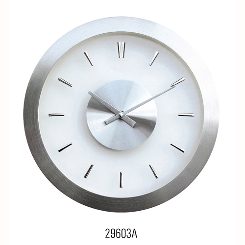 Metal wall clock .aluminium clock 29603