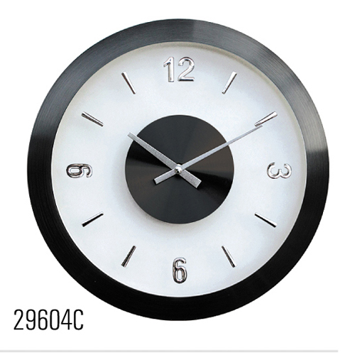Metal wall clock .aluminium clock 29604