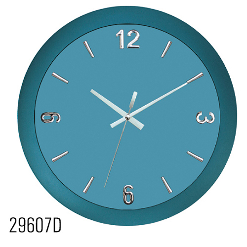 Metal wall clock .aluminium clock 29607