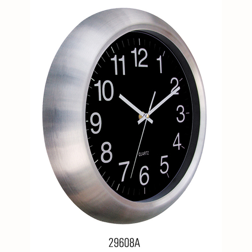 Metal wall clock .aluminium clock 29608