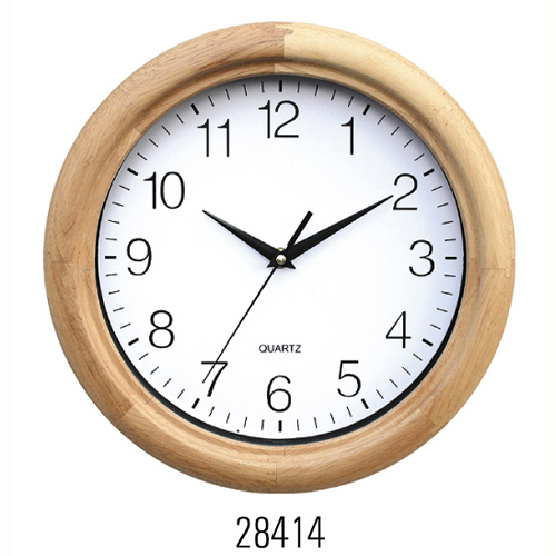 Wooden wall clock 28414