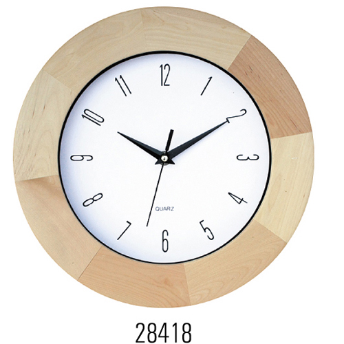 Wooden wall clock 28418,28419
