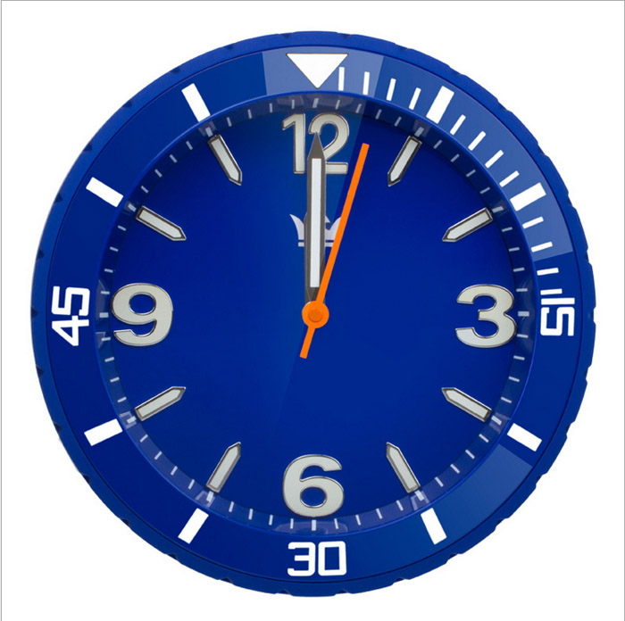 ice watch clock 25002 blue color time clock