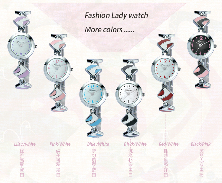 #2432   Quartz Analog Wrist Watch Bracelet Modern Women Ladies Watch 