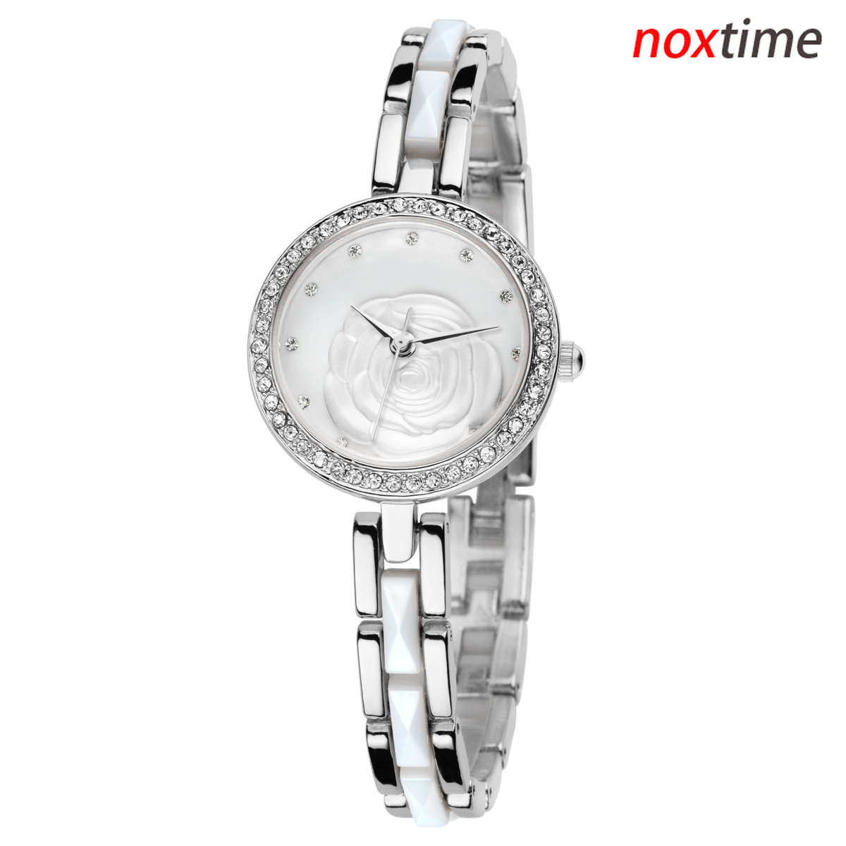 #2500 Wrist Watches Women Fashion Luxury Watch Women Dress Watch - Silver watch