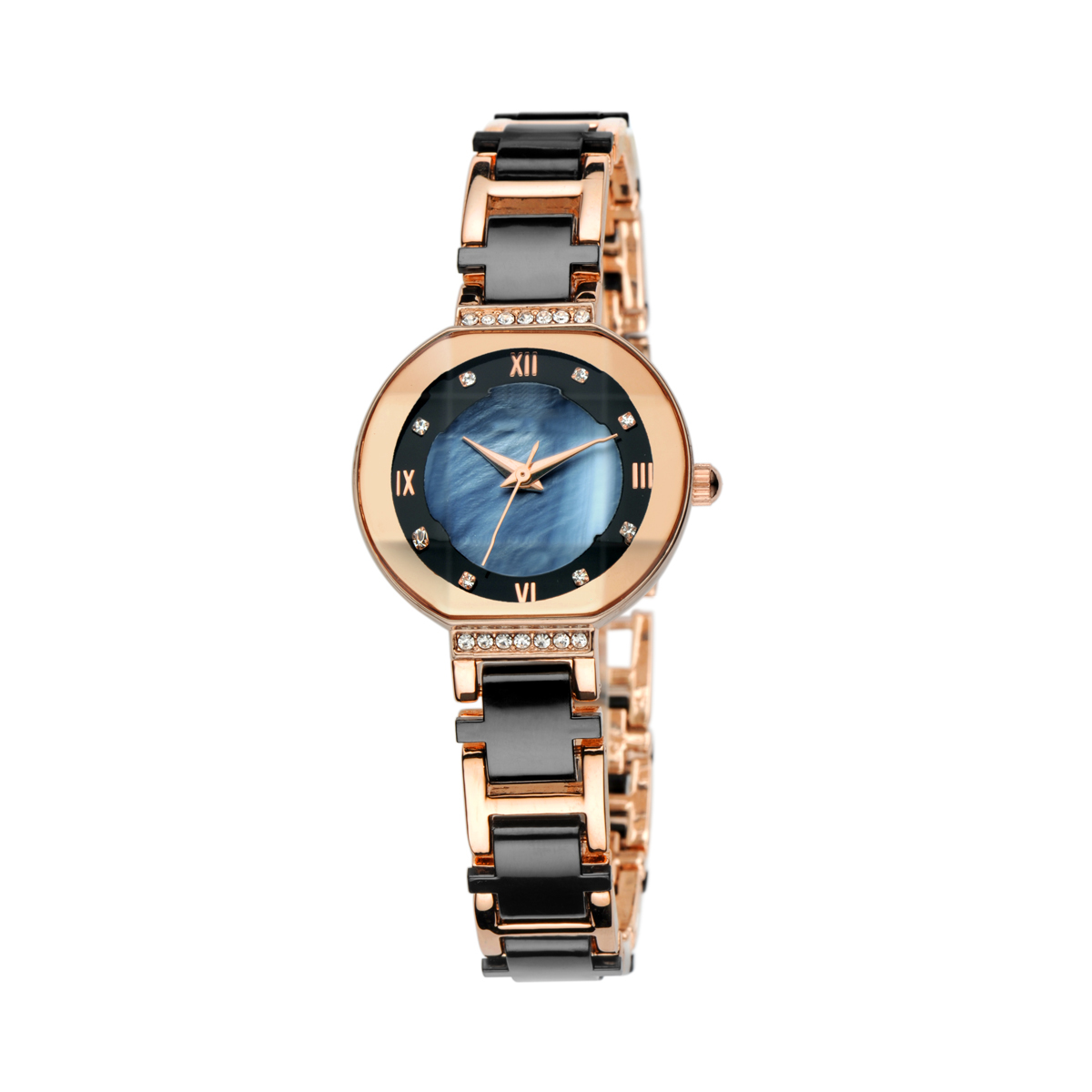 #2508 Wrist Watches Women Fashion Luxury Watch Women Dress Watch  - black resin 