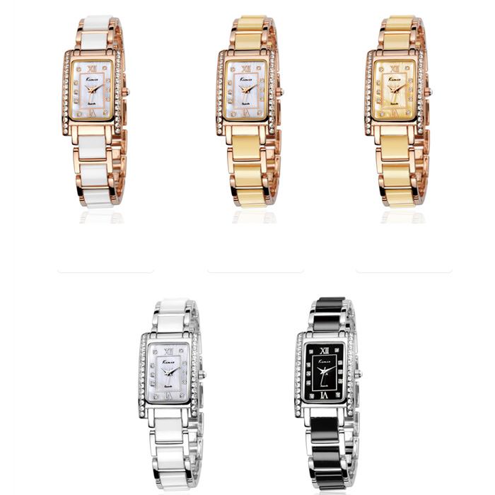 #2510  Voeons Women's Watches Japan Quartz Movement Analog Lady Fashion Luxury Bracelet Watch 