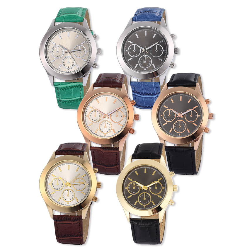 #3616 Men's wristwatch quartz analog with Chronolook 