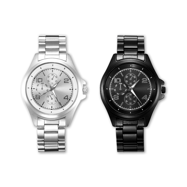 #3005 Men's wristwatch quartz analog alloy case