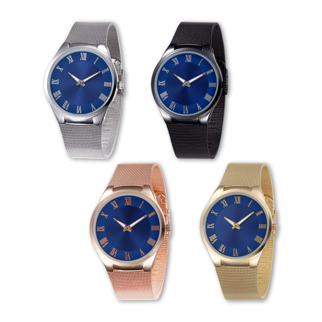 #8007 Men's wristwatch quartz analog alloy case dial men watch