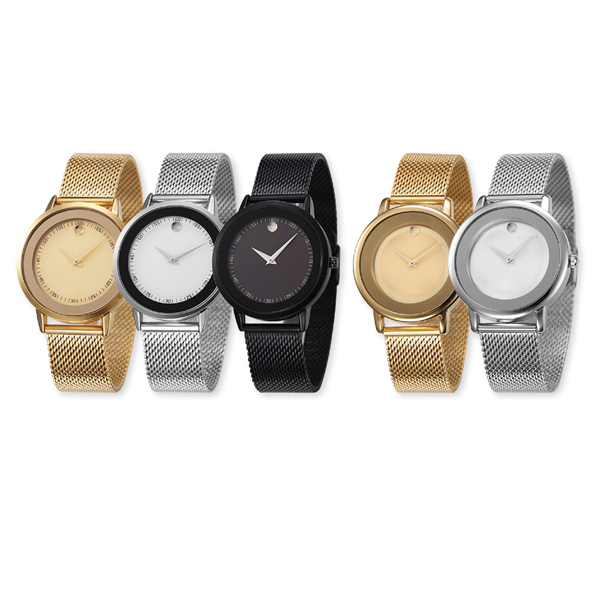 #8008Men's wristwatch quartz analog alloy brand men watch