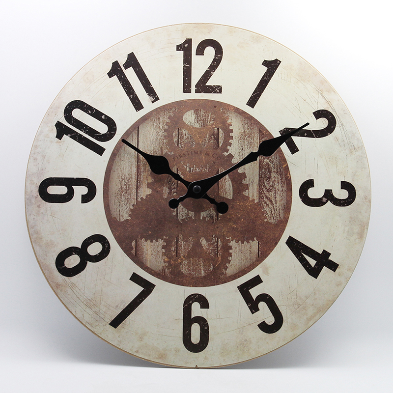 Wooden wall clock 17008