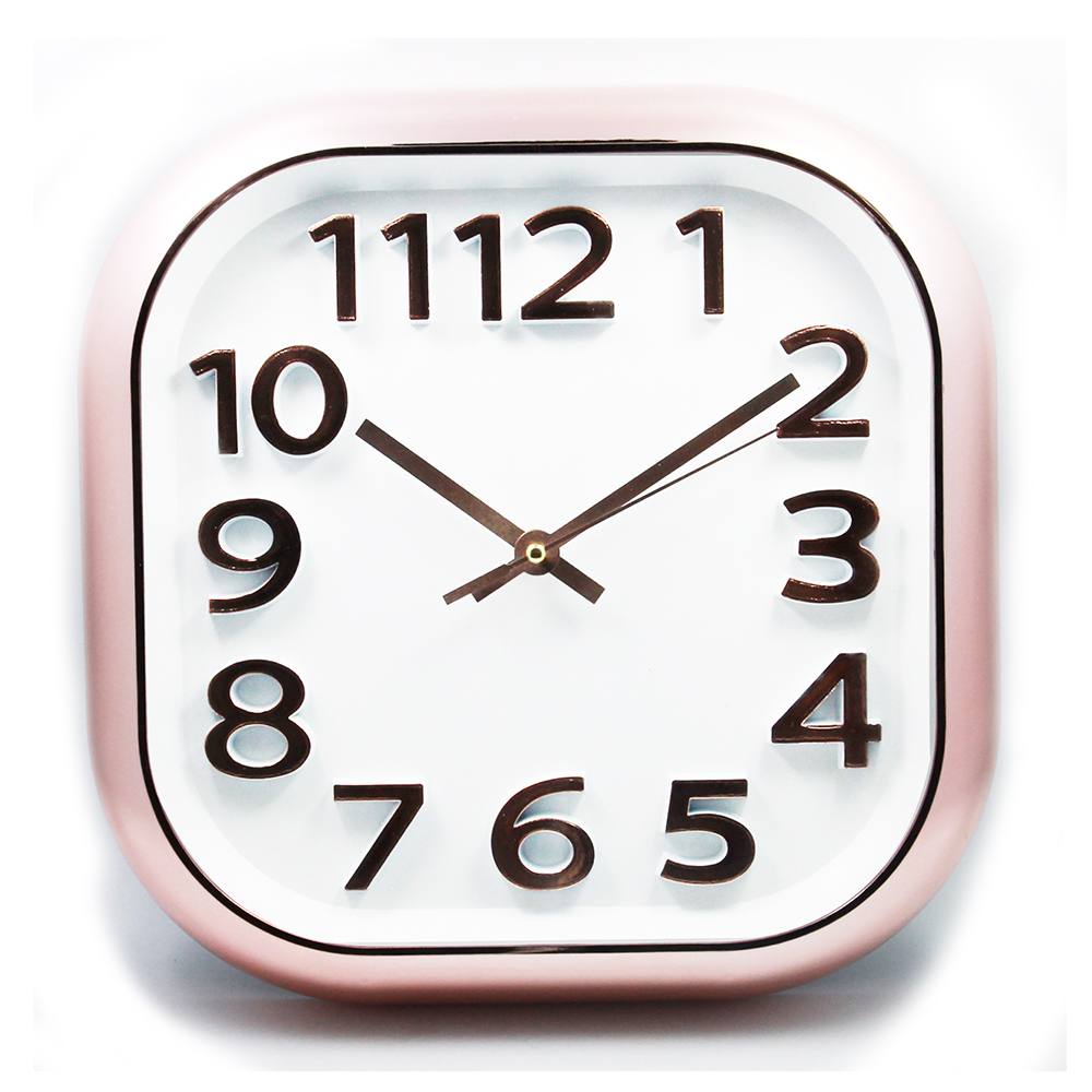 square plastic wall clock dial custom 03072