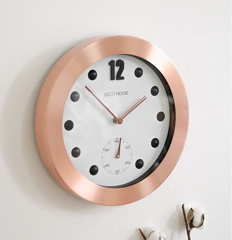 Metal wall clock .aluminium clock 29610