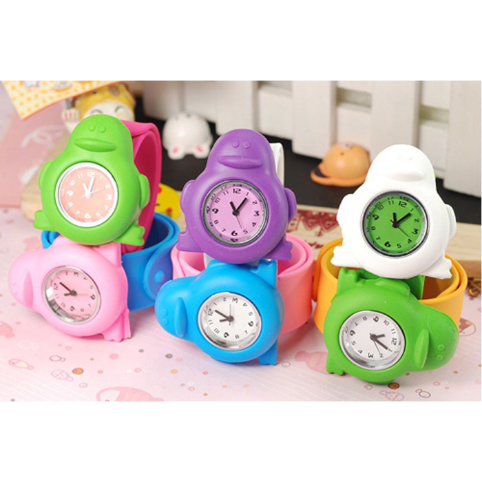 slap watch, slap on watch, silicone snap watch- 7034 pegiun