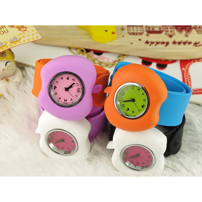 slap watch, slap on watch, silicone snap watch- 7033 apple watch